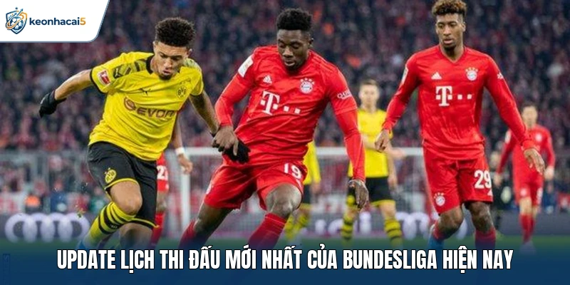 Update lịch thi đấu mới nhất của Bundesliga hiện nay